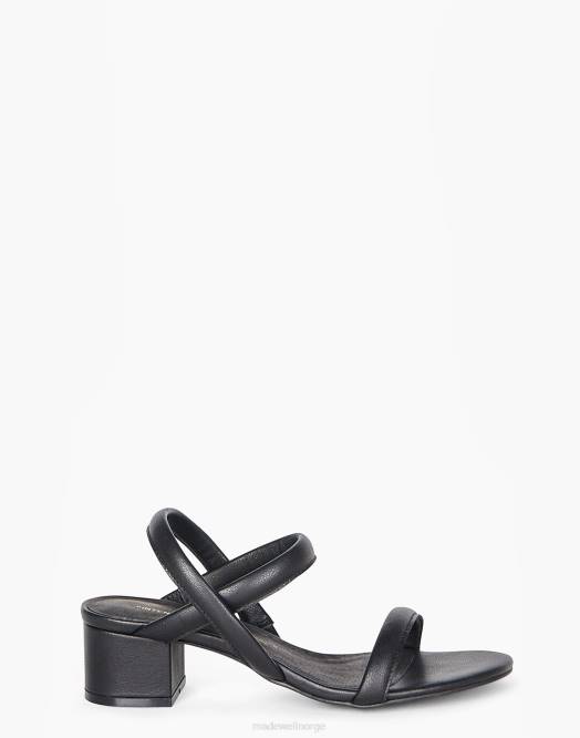 Madewell fottøy svart kvinner med vilje blank kimi 260F1663