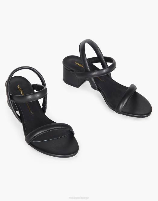 Madewell fottøy svart kvinner med vilje blank kimi 260F1663