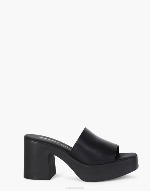 Madewell fottøy svart kvinner med vilje blank mary 260F1672