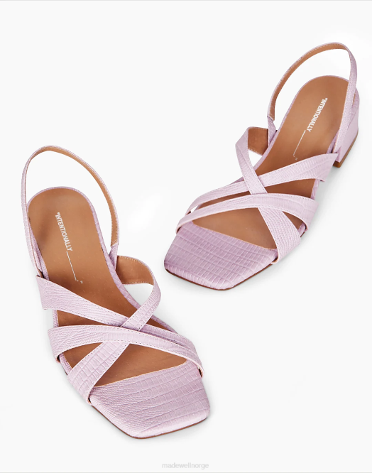 Madewell fottøy syrin kvinner med vilje blank lucille 260F1681