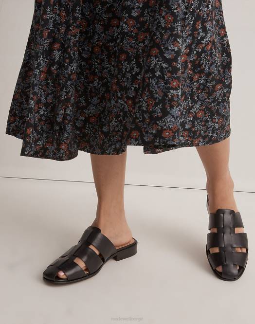 Madewell fottøy ekte svart kvinner dixson fisherman muldyret 260F2679