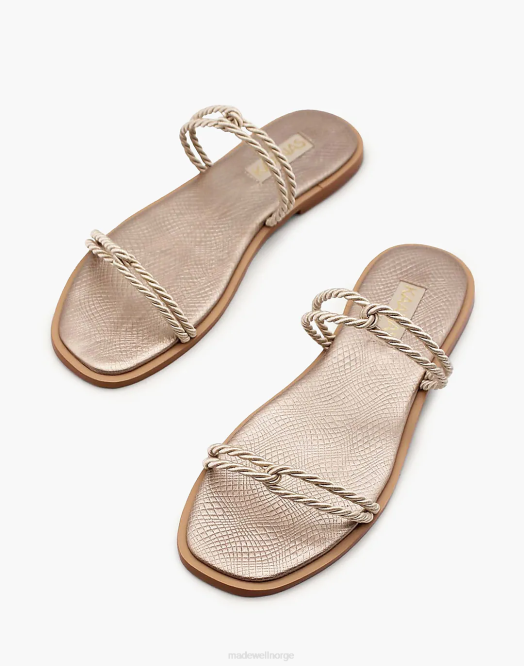Madewell fottøy beige kvinner kaanas alicia sandal med løkke 260F1704