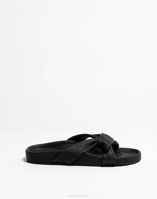 Madewell fottøy bein kvinner cassiesandaler i skinn fra huma blanco 260F1590