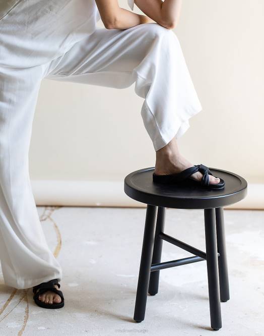 Madewell fottøy bein kvinner cassiesandaler i skinn fra huma blanco 260F1590