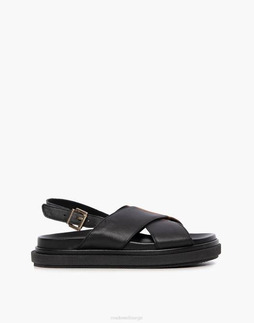 Madewell fottøy brun multi kvinner alohas marshmallow bicolor sandal 260F1209