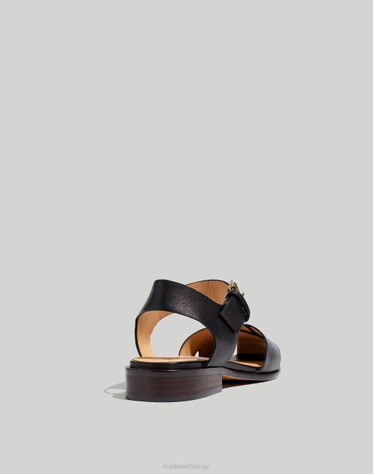 Madewell fottøy ekte svart kvinner ira-sandalen 260F2706