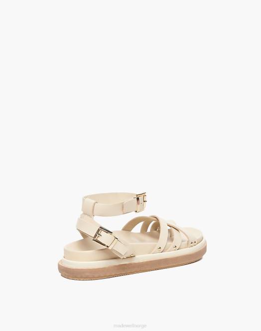 Madewell fottøy elfenben hvit kvinner alohas spennesandaler 260F1214