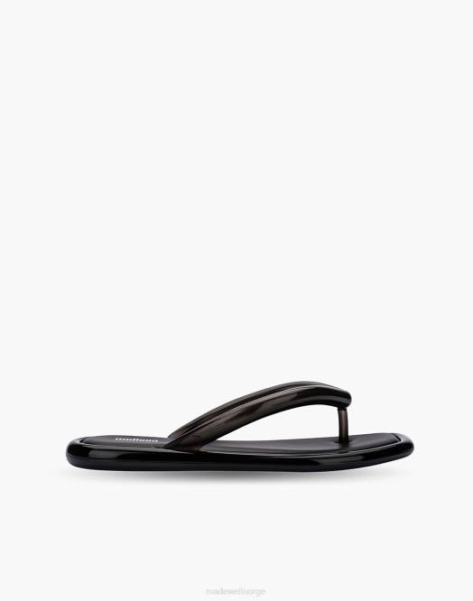 Madewell fottøy hvit kvinner melissa airbubble flip flop 260F1914
