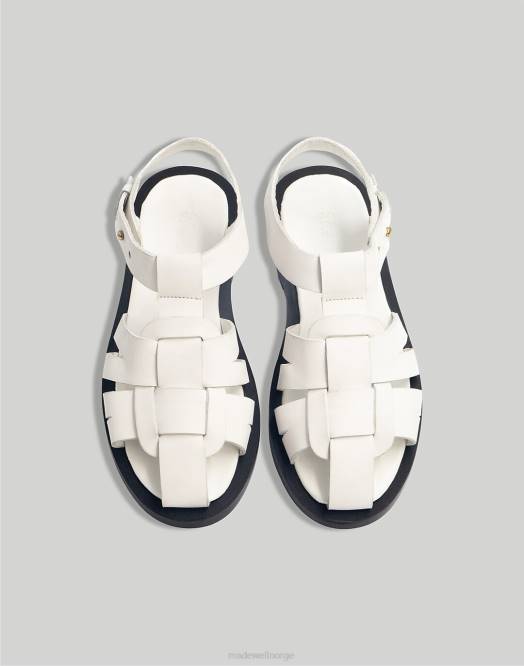Madewell fottøy hvit kvinner saja fisherman sandaler 260F2198
