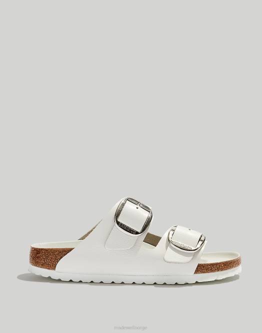 Madewell fottøy hvitt skinn kvinner birkenstock arizona sandaler med stor spenne 260F1263