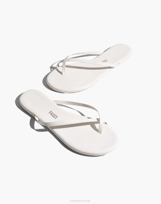 Madewell fottøy krem kvinner tkees riley skinnsandaler 260F1149