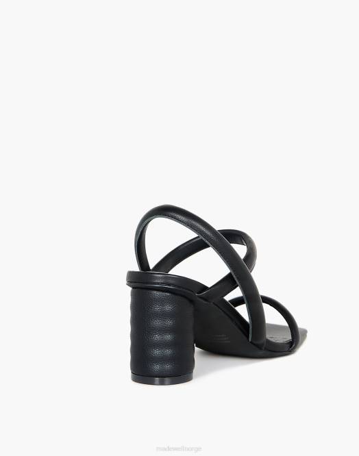 Madewell fottøy leire kvinner med vilje blanke kifton-sandaler i skinn 260F1668