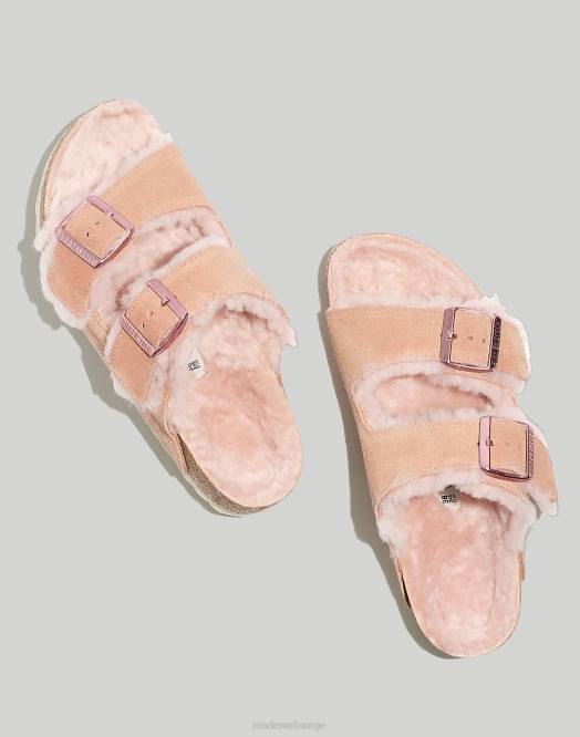 Madewell fottøy lys rose kvinner birkenstock semsket arizona sandaler 260F1278