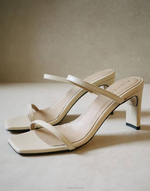 Madewell fottøy mandel kvinner alohas cannes muldyr 260F2752