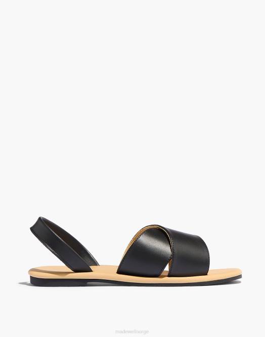 Madewell fottøy mandel kvinner nisolo heldags sandal med kryssrem 260F2041