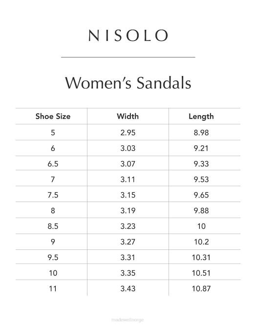 Madewell fottøy mandel kvinner nisolo heldags sandal med kryssrem 260F2041