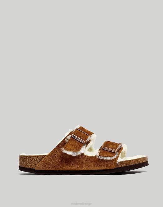 Madewell fottøy mink naturlig kvinner birkenstock semsket arizona sandaler 260F1282