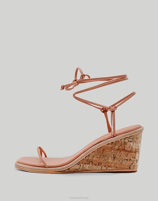 Madewell fottøy naken kvinner kaanas amiata sandal med ankelomslag 260F1711