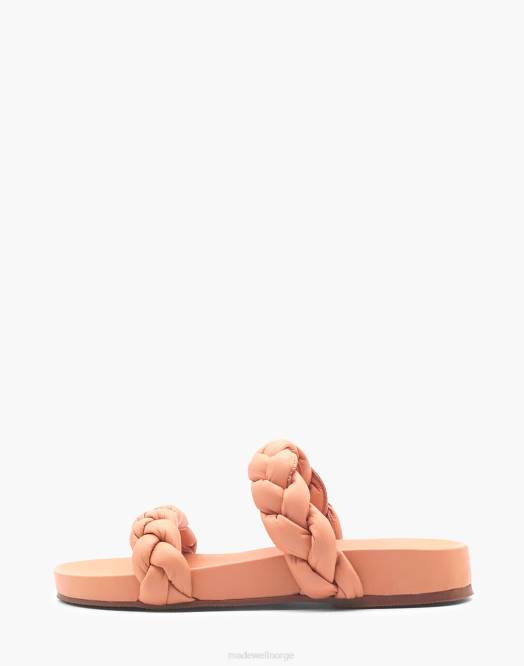 Madewell fottøy oliven kvinner kaanas coco chunky flettede bassengsklier 260F2731