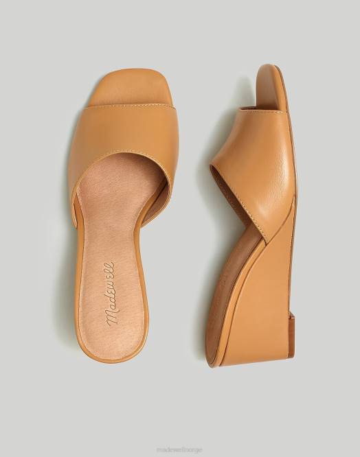 Madewell fottøy ravbrun kvinner perlekile-muldyret 260F2587