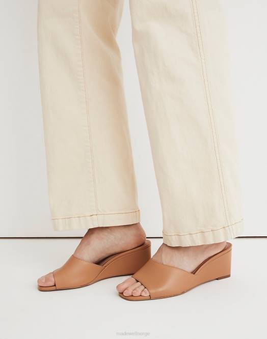 Madewell fottøy ravbrun kvinner perlekile-muldyret 260F2587