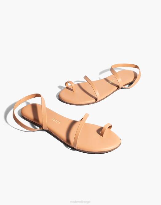 Madewell fottøy sepia kvinner tkees mia napa skinnsandaler 260F1151