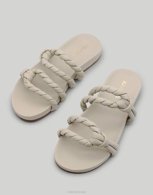 Madewell fottøy svart kvinner kaanas cahuita vridd bassengsklie 260F1713