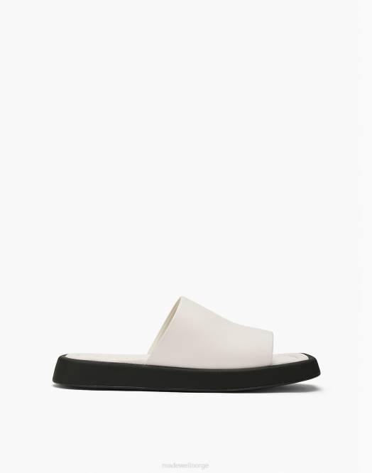 Madewell fottøy svart kvinner maguire barca glidesandaler i skinn 260F1842