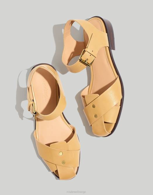 Madewell fottøy tørket halm kvinner ira-sandalen 260F2707