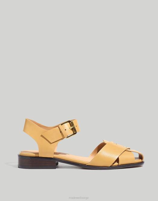 Madewell fottøy tørket halm kvinner ira-sandalen 260F2707