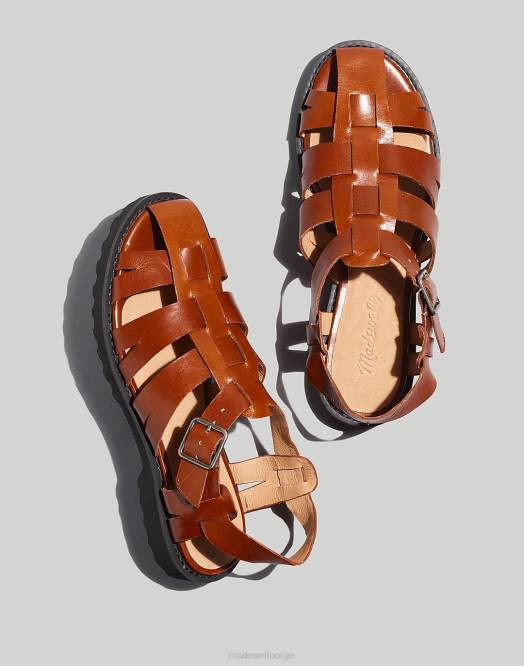 Madewell fottøy tørket lønn kvinner cari fisherman sandal 260F2586