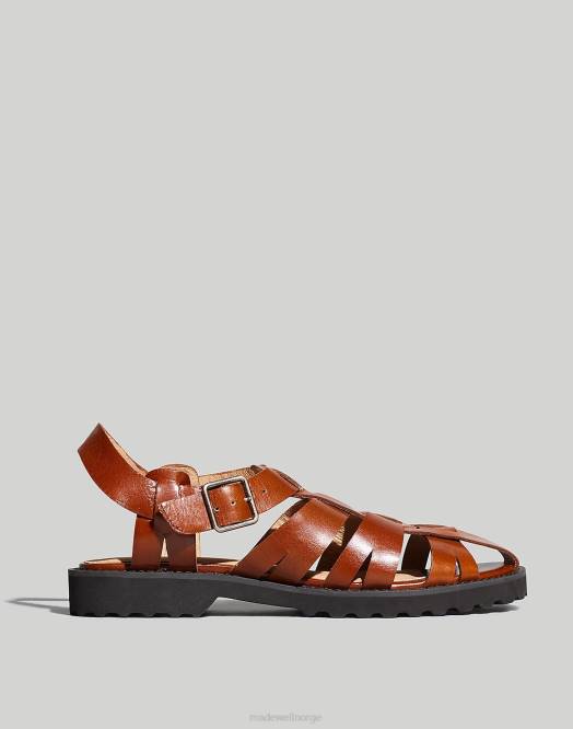 Madewell fottøy tørket lønn kvinner cari fisherman sandal 260F2586