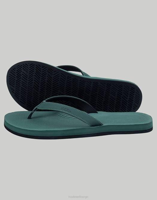 Madewell fottøy tan kvinner flip flop-sandaler med innersåle 260F1613