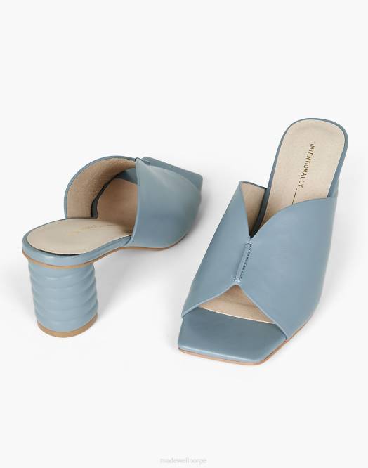 Madewell fottøy tan kvinner med hensikt blanke kamika-sandaler i skinn 260F1666