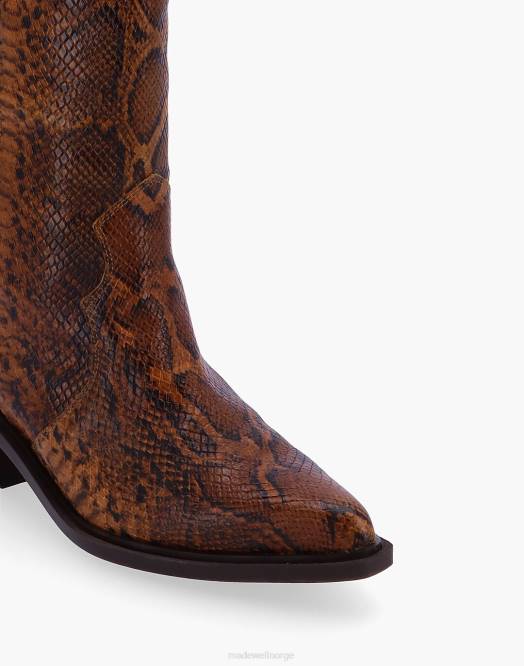 Madewell fottøy brun kvinner alohas mount indo cowboystøvler 260F1203