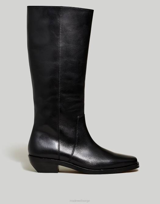 Madewell fottøy ekte svart kvinner den høye antoinestøvelen 260F2642