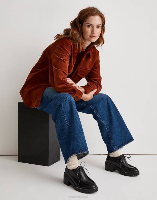 Madewell fottøy ekte svart kvinner hempstead ørkenstøvelen 260F2619