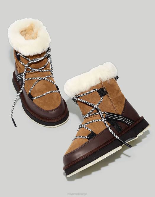Madewell fottøy kastanje kvinner emu australia shearling uskarpe støvler 260F2591