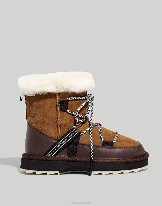 Madewell fottøy kastanje kvinner emu australia shearling uskarpe støvler 260F2591