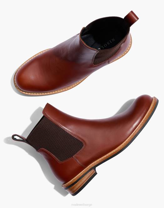 Madewell fottøy konjakk kvinner nisolo carmen chelsea støvel 260F2037