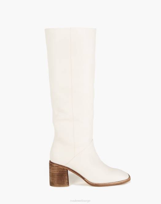 Madewell fottøy svart kvinner med hensikt blanke coucou høye skinnstøvler 260F2648