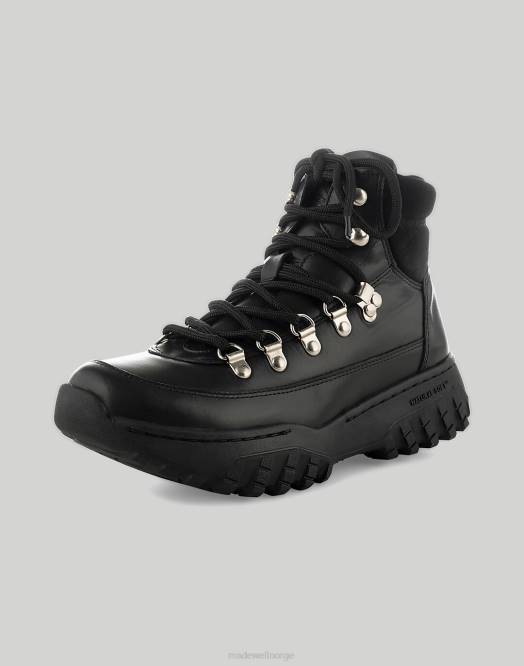 Madewell fottøy svart kvinner tre iris skinn 260F2408