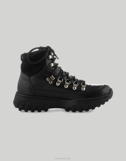 Madewell fottøy svart kvinner tre iris skinn 260F2408