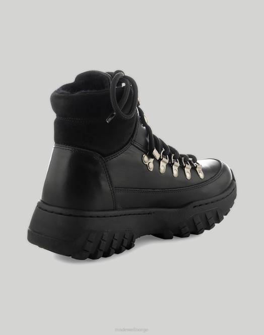 Madewell fottøy svart kvinner tre iris skinn 260F2408