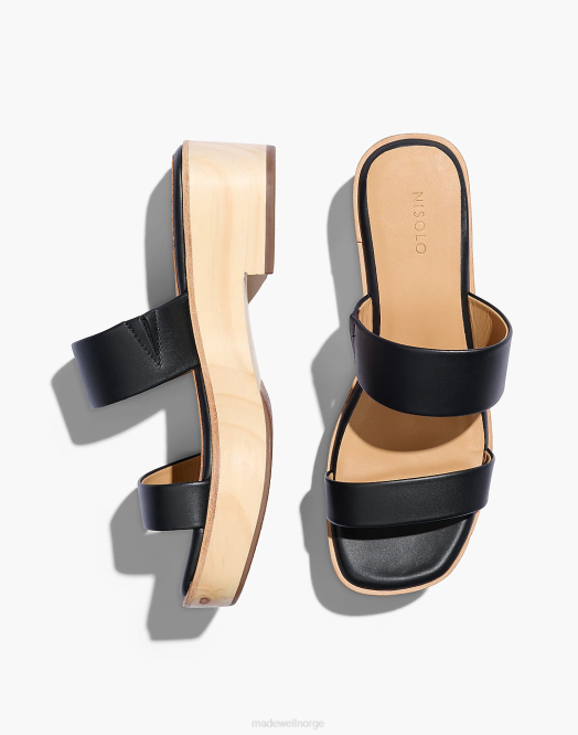 Madewell fottøy bein kvinner nisolo ellie heldags tresko 260F2042