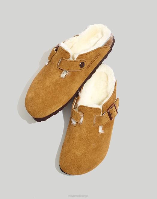 Madewell fottøy semsket skinn/shearling kvinner birkenstock semsket boston tresko 260F1259