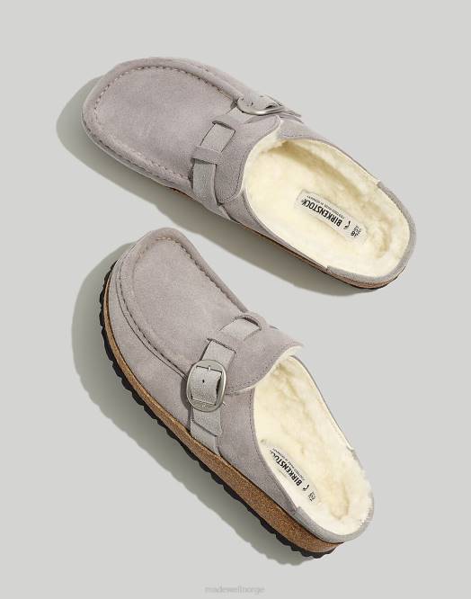 Madewell fottøy steinmynt/naturlig kvinner birkenstock semsket buckley tresko 260F2681
