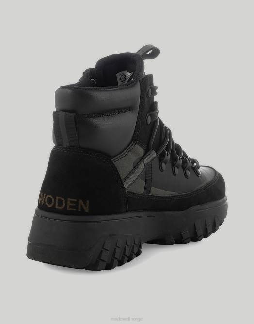 Madewell fottøy svart kvinner woden tessa vanntett 260F2402