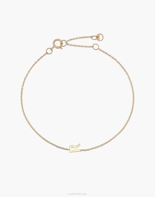 Madewell smykker bokstaven A kvinner bychari initial armbånd 260F1353