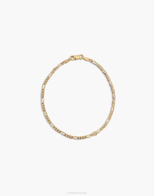 Madewell smykker gull kvinner kinn kyle figaro kjede ankel 260F1757